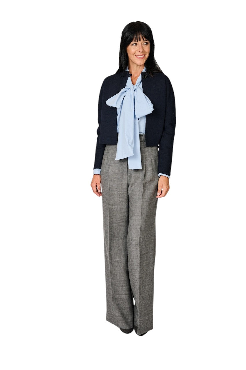 Natan Collection gilet dames marine OVNI-MERINOS1 140