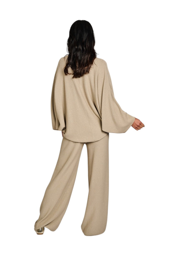 Panicale Cashmere broek dames donker beige D380508PA 38D16 0270