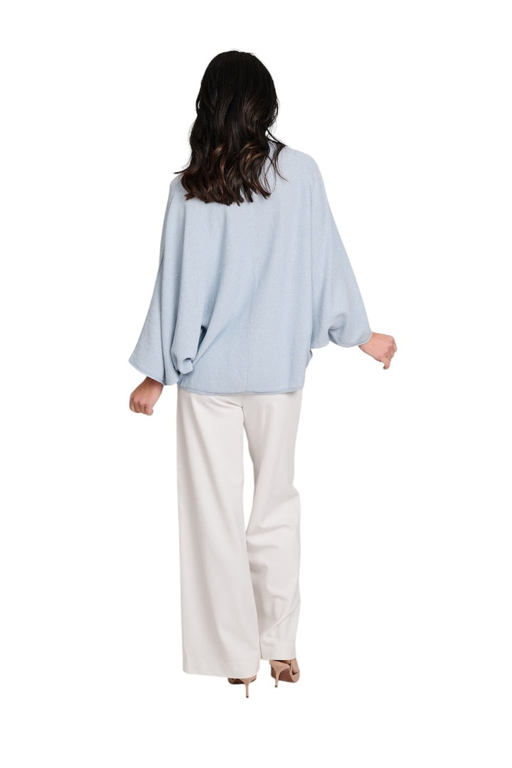 Panicale Cashmere poncho señoras color del cielo D380528PO 38D16 0520