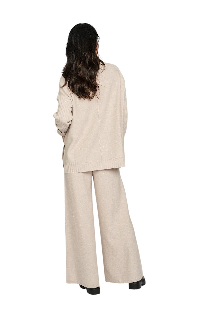 Panicale Cashmere pull trui dames greige D370356L 0220