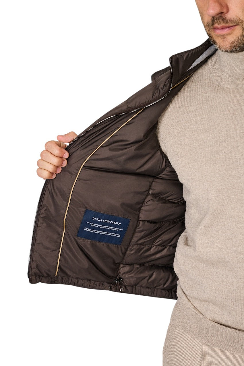 Paul & Shark bodywarmer heren bruin 99312007 306