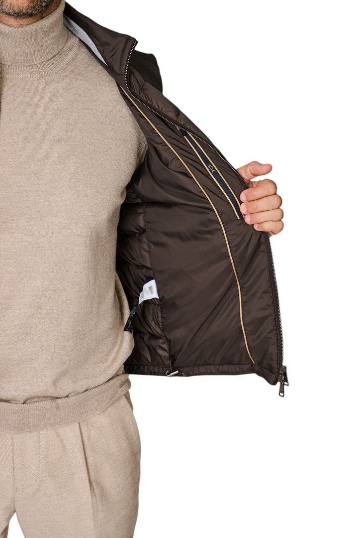Paul & Shark bodywarmer heren bruin 99312007 306