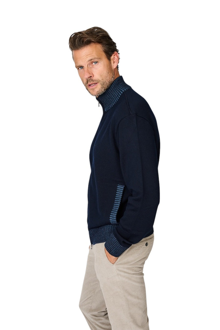 Paul & Shark gilet heren marine 15311205 050
