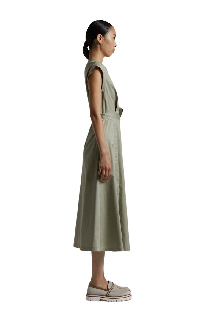 Peserico kleedje dames khaki S02779A 01979 035