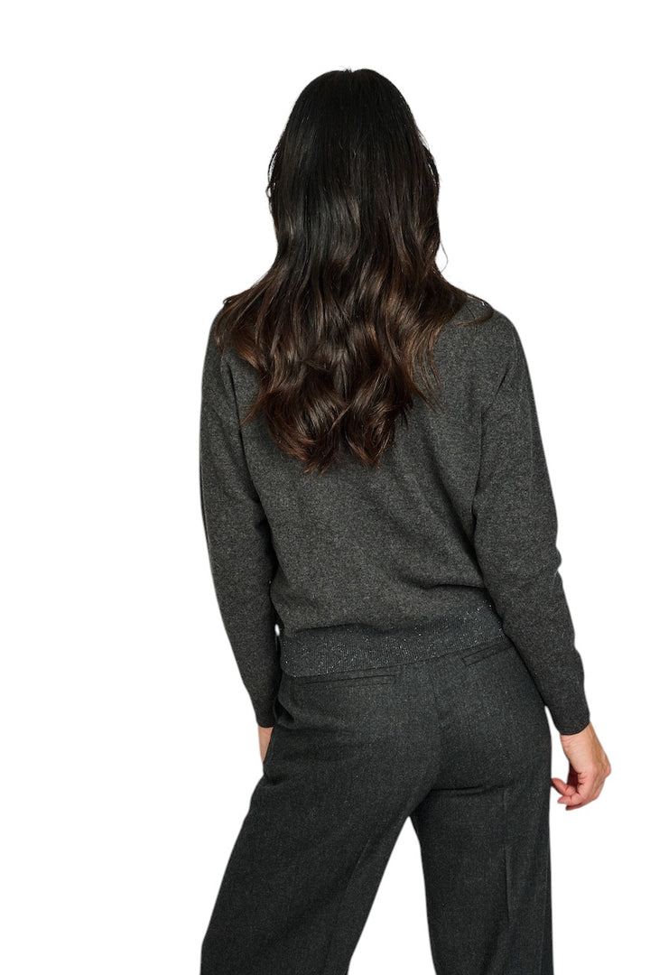 Peserico pull trui dames anthraciet S99401F12 9283F 73F