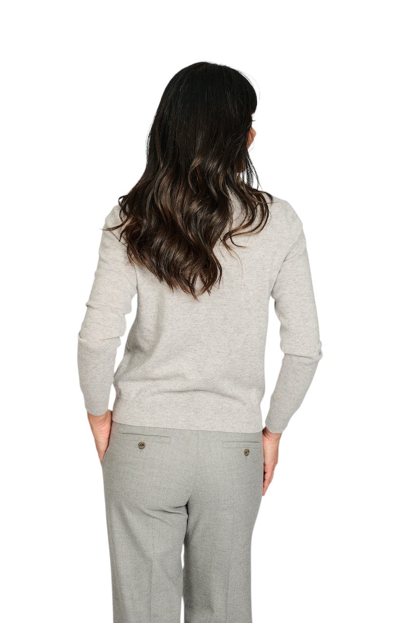Peserico pull trui dames grijs A99297F12 9283A 76A