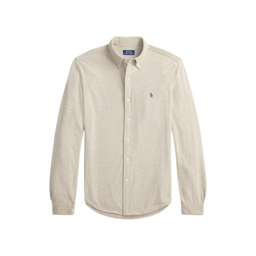 Polo Ralph Lauren Men hemd lange mouwen heren beige classic fit 710654408062