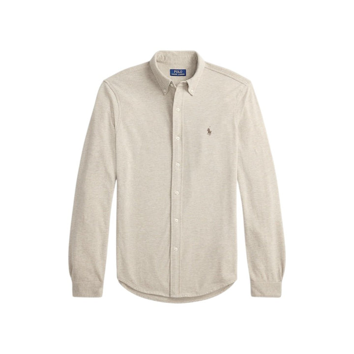 Polo Ralph Lauren Men hemd lange mouwen heren beige classic fit 710654408062