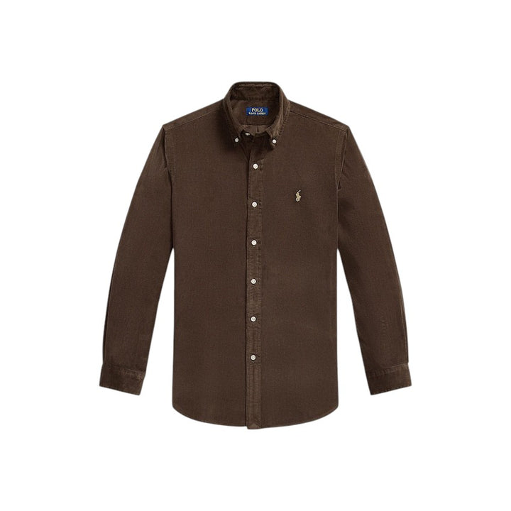 Polo Ralph Lauren Men hemd lange mouwen heren bruin 710853123503