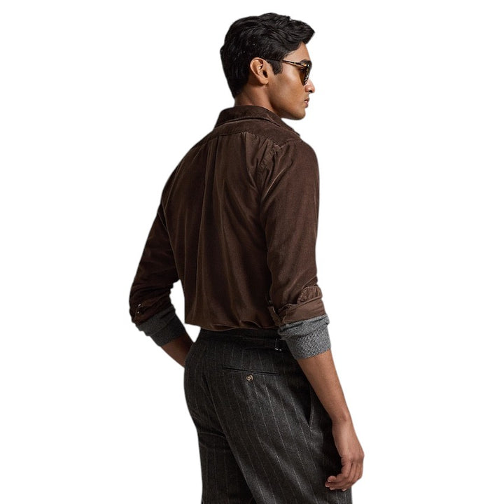 Polo Ralph Lauren Men hemd lange mouwen heren bruin 710853123503