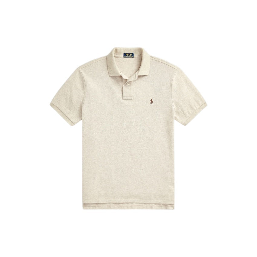 Polo Ralph Lauren Men polo shirt korte mouwen heren beige Custom slim fit