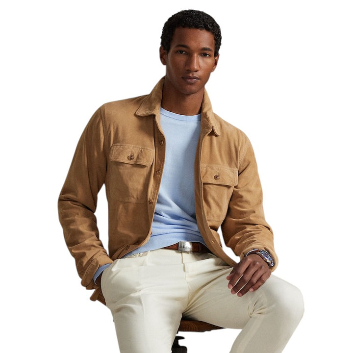 Polo Ralph Lauren Men pull trui ronde hals heren licht blauw custom slim fit 710890558507