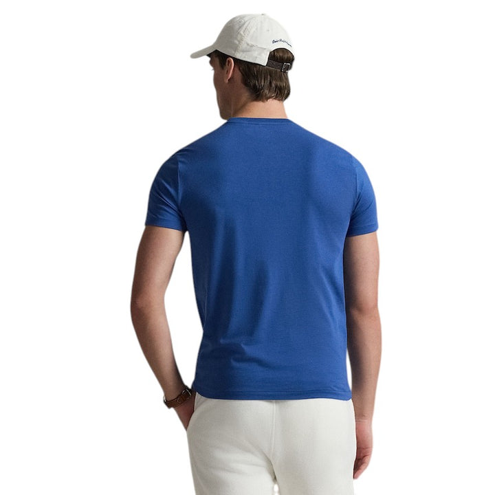 Polo Ralph Lauren Men t-shirt korte mouwen heren blauw custom slim fit 710671438537