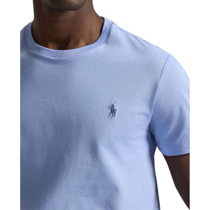 Polo Ralph Lauren Men t-shirt korte mouwen heren licht blauw custom slim fit 710671438020
