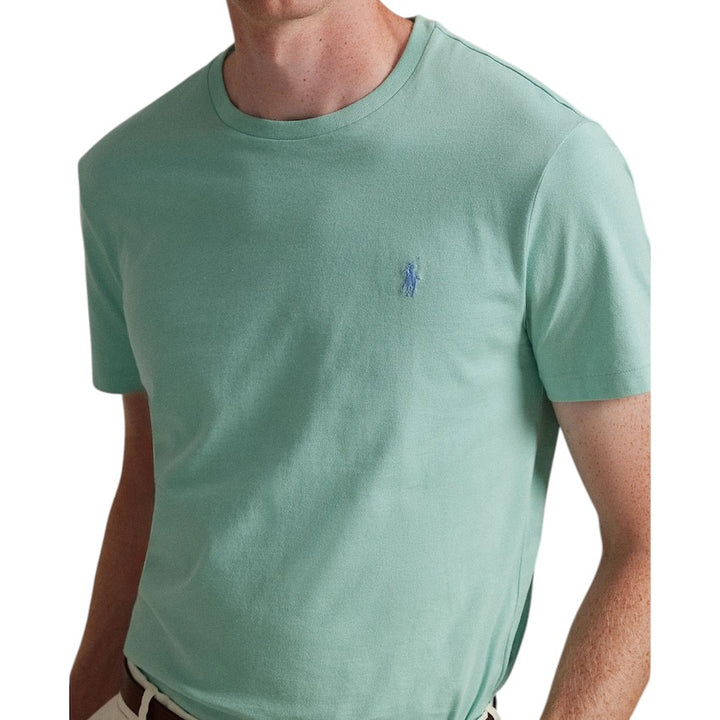 Polo Ralph Lauren Men t-shirt korte mouwen heren licht groen Custom slim fit 710671438507