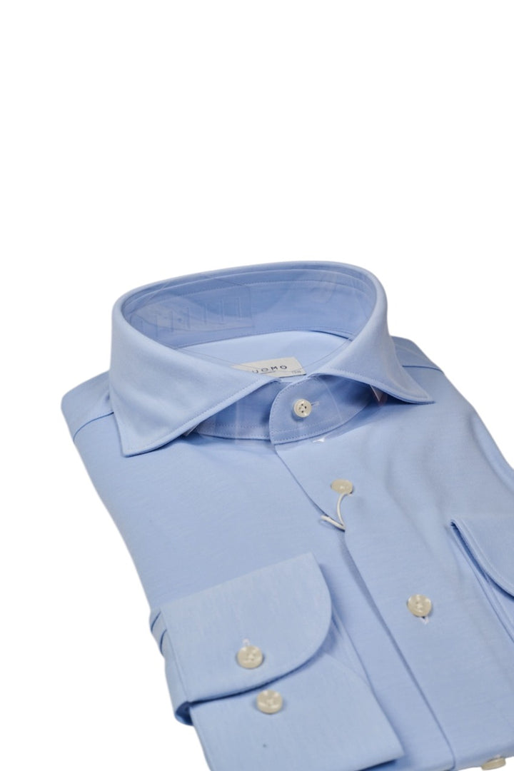 Profuomo hemd lange mouwen heren licht blauw