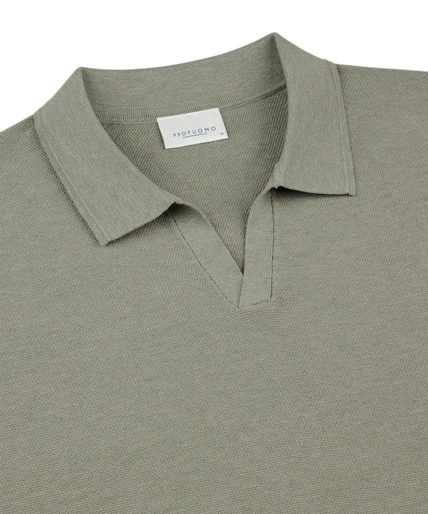 Profuomo polo shirt korte mouwen heren groen PPXD10009D