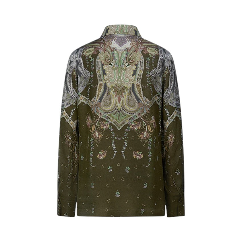 Riani blouse dames olijf 685840-4660 583