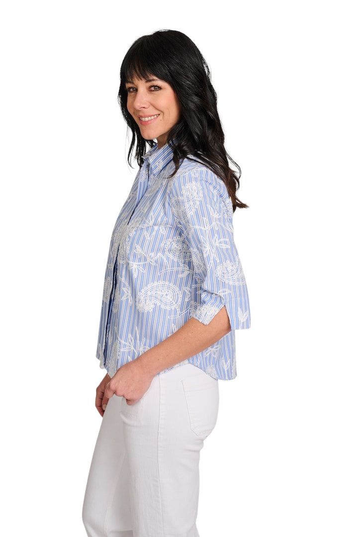 Scapa Flow blouse dames ciel Ditta  CPCCB 019