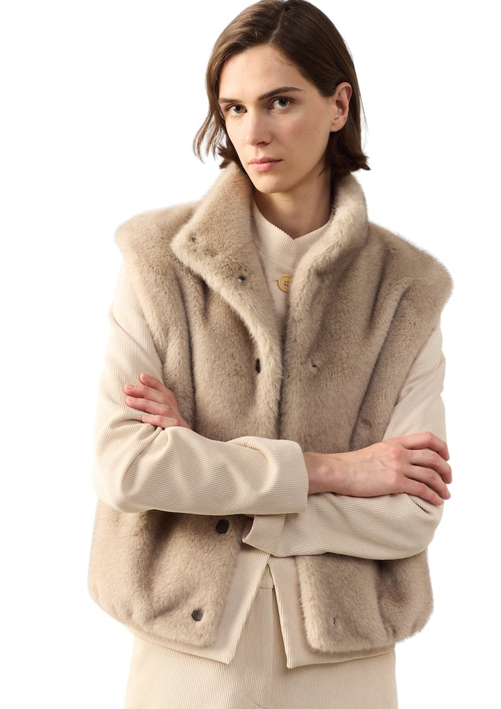 Scapa Flow bodywarmer dames taupe Mikie