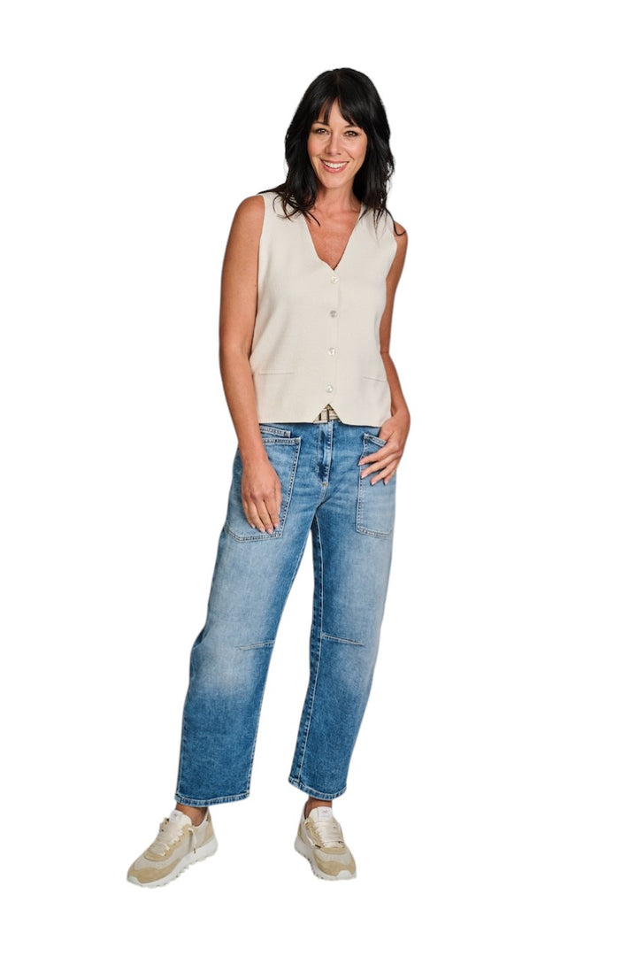 Scapa Flow gilet dames ecru Cecilia