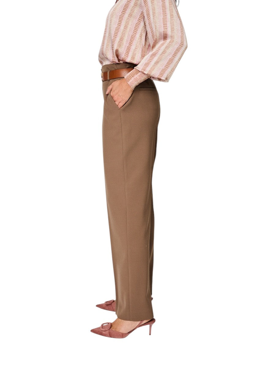 Seductive broek dames bruin Enie