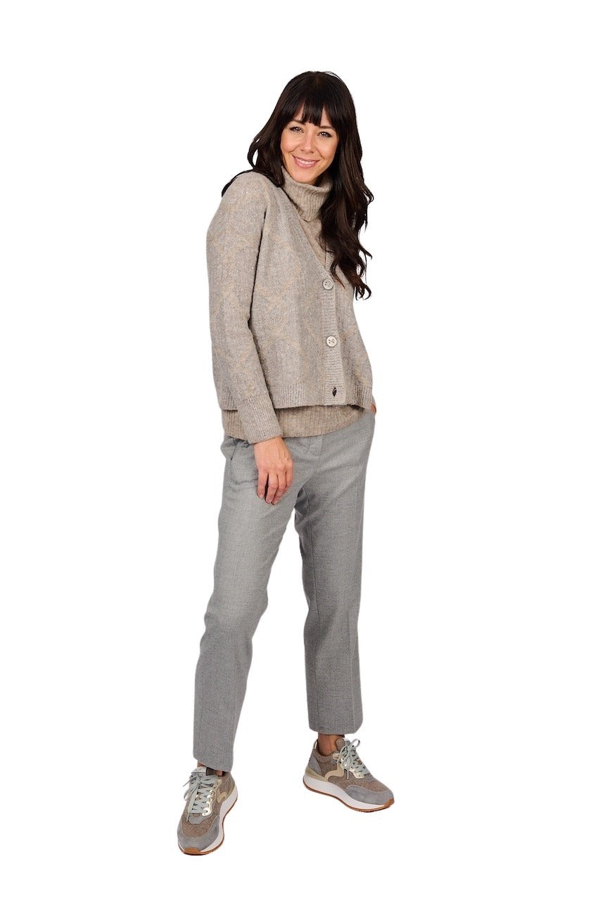 Seductive pants ladies gray