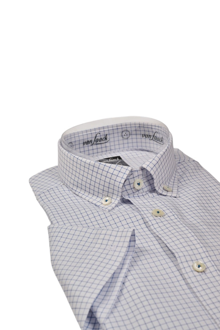 Van Laack Men hemd korte mouwen heren blauw 161648 007 ROY-S-TF