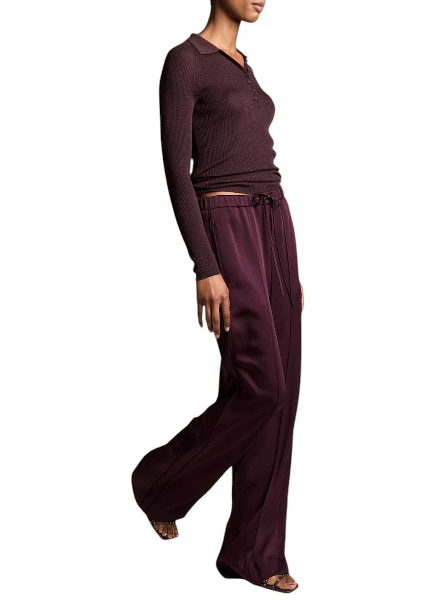 Vince broek dames bordeaux V135622532 505BLB