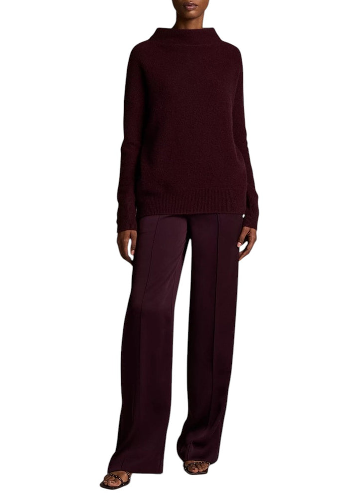 Vince pull trui dames aubergine VS87978597 505BLB