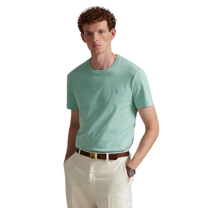 polo-ralph-lauren-men-t-shirt-korte-mouwen-heren-licht-groen-custom-slim-fit-710671438507