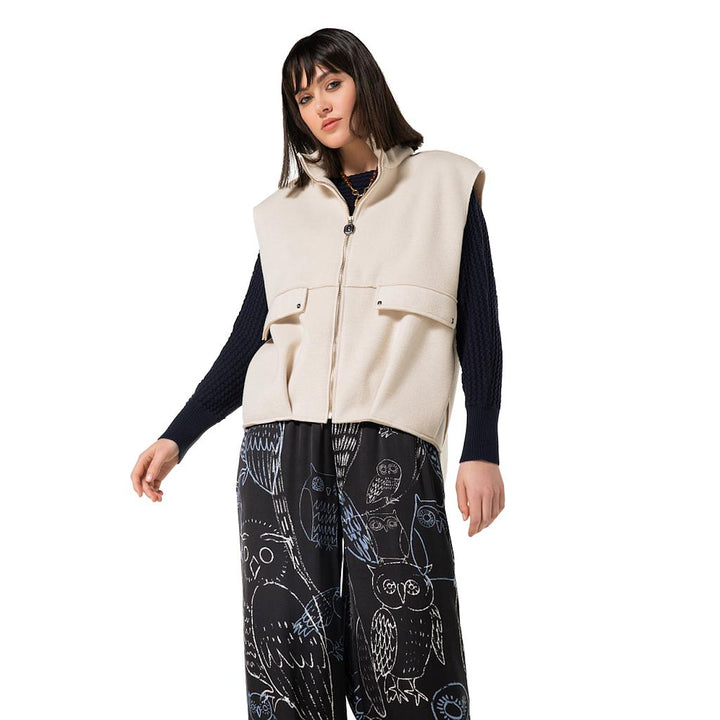 caroline-biss-bodywarmer-dame-ecru-4823-93